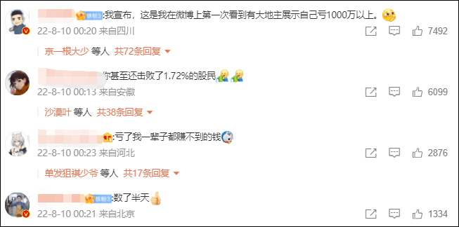 投资者晒炒股收益：一年亏掉1040万<strong></p>
<p>火币网杠杆</strong>，跑赢1.72%股民