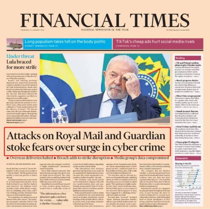 罢工影响有多大<strong></p>
<p>英国金融时报</strong>？英国最大邮政公司9个月亏损近3亿英镑