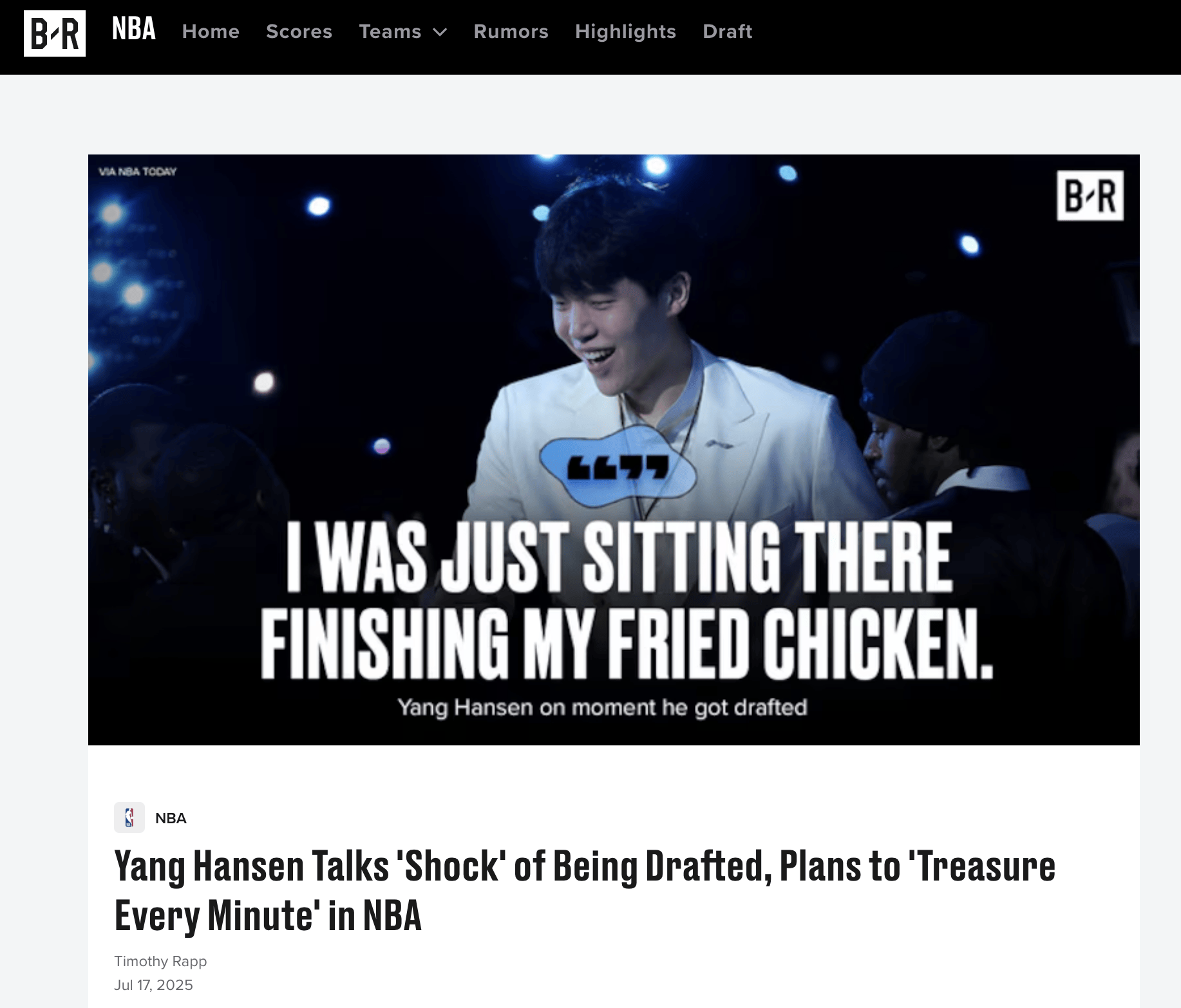 美媒热议杨瀚森NBA夏季联赛出色表现 网友称开拓者捡了“大漏”<strong></p>
<p>买入返售金融资产</strong>！