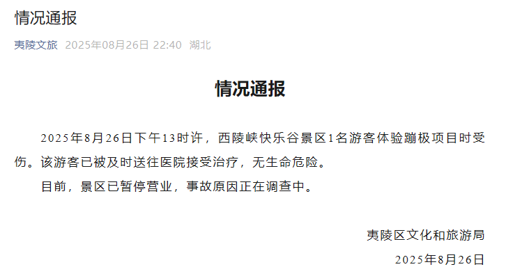 景区蹦极绳疑断开<strong></p>
<p>股票账户</strong>，游客坠入水中！目击者称坠落高度超40米，水里有血迹，当地文旅局通报
