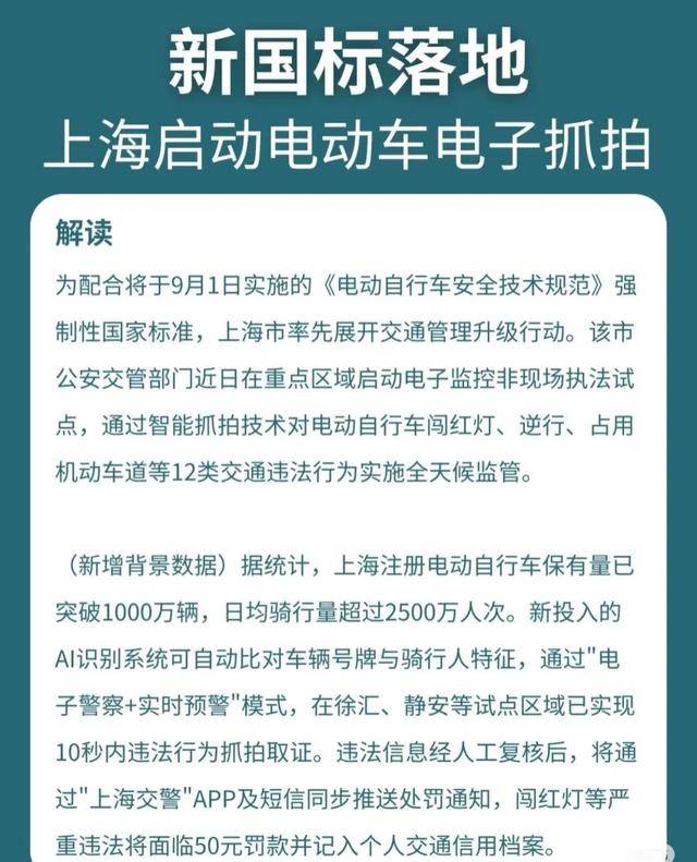 确认了：上海已启用抓拍！严查电动自行车超速<strong></p>
<p>中兴通讯股票</strong>，多人被罚！新国标即将实施：设计时速不超过25公里