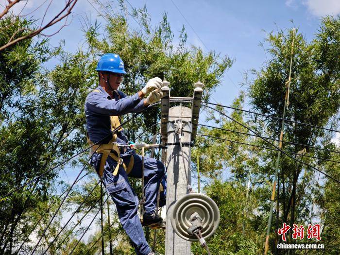广西近九成受台风“麦德姆”影响用户恢复用电