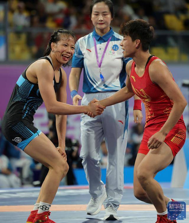全运会｜洪可新夺得摔跤女子自由式57公斤级冠军